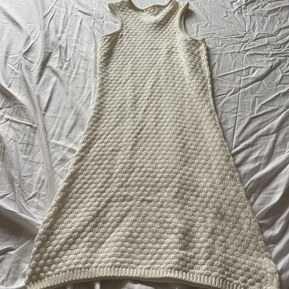 Ardene Cream Knit Sleeveless Sweater Dress – Size Medium| Cottagecore Midi | - Picture 5 of 7